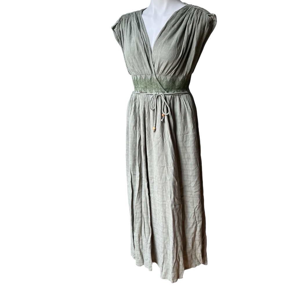 Free People Devon Maxi Dress in Seagrass, Sz S - Picture 7 of 16